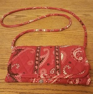 VERA BRADLEY Convertible Clutch/Crossbody Bag